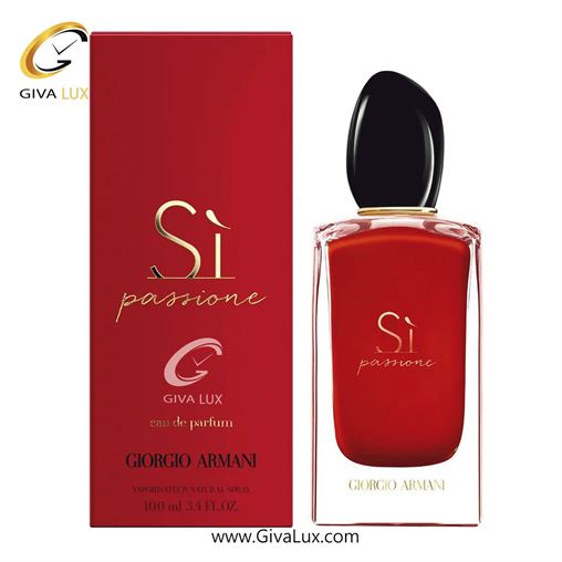  ادو پرفیوم  زنانه اورجینال مدل Giorgio Armani Sì Passione | جورجیو آرمانی سی پشن حجم  100 میل